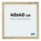 Mura MDF Photo Frame 40x40cm Sonoma Oak Front Size | Yourdecoration.com