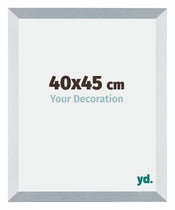 Mura MDF Photo Frame 40x45cm Aluminum Brushed Front Size | Yourdecoration.com