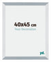 Mura MDF Photo Frame 40x45cm Aluminum Brushed Front Size | Yourdecoration.com