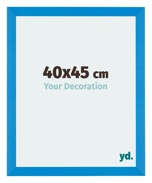 Mura MDF Photo Frame 40x45cm Bright Blue Front Size | Yourdecoration.com