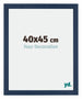 Mura MDF Photo Frame 40x45cm Dark Blue Swept Front Size | Yourdecoration.com