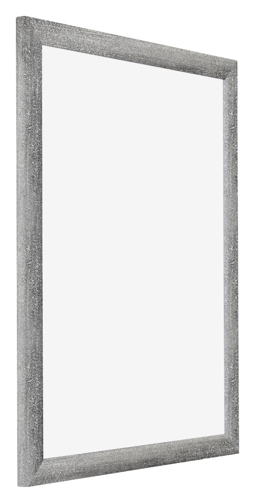 Mura MDF Photo Frame 40x45cm Gray Wiped Front Oblique | Yourdecoration.com