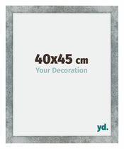 Mura MDF Photo Frame 40x45cm Iron Swept Front Size | Yourdecoration.com