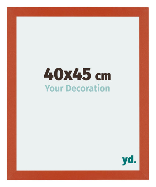 Mura MDF Photo Frame 40x45cm Orange Front Size | Yourdecoration.com