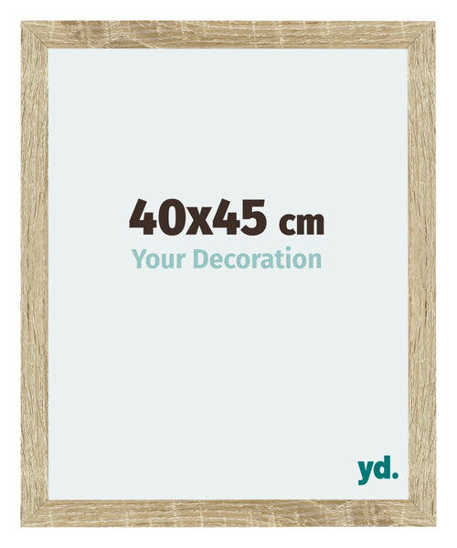 Mura MDF Photo Frame 40x45cm Sonoma Oak Front Size | Yourdecoration.com