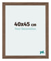 Mura MDF Photo Frame 40x45cm Walnut Dark Front Size | Yourdecoration.com