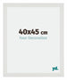 Mura MDF Photo Frame 40x45cm White Matte Front Size | Yourdecoration.com