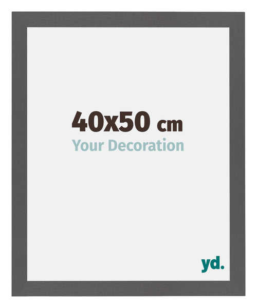 Mura MDF Photo Frame 40x50cm Anthracite Size | Yourdecoration.com