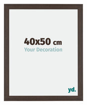 Mura MDF Photo Frame 40x50cm Oak Dark Front Size | Yourdecoration.com