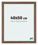 Mura MDF Photo Frame 40x50cm Walnut Dark Front Size | Yourdecoration.com