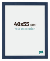 Mura MDF Photo Frame 40x55cm Dark Blue Swept Front Size | Yourdecoration.com