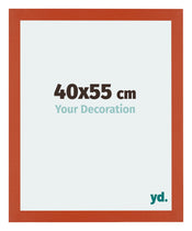 Mura MDF Photo Frame 40x55cm Orange Front Size | Yourdecoration.com