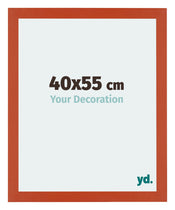 Mura MDF Photo Frame 40x55cm Orange Front Size | Yourdecoration.com