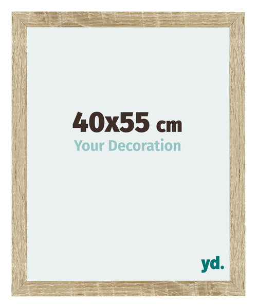 Mura MDF Photo Frame 40x55cm Sonoma Oak Front Size | Yourdecoration.com