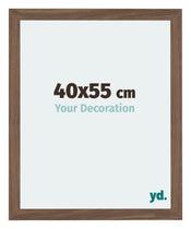 Mura MDF Photo Frame 40x55cm Walnut Dark Front Size | Yourdecoration.com