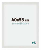 Mura MDF Photo Frame 40x55cm White Matte Front Size | Yourdecoration.com