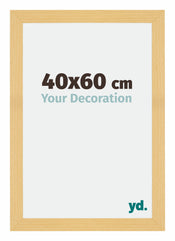 Mura MDF Photo Frame 40x60cm Beech Design Front Size | Yourdecoration.com