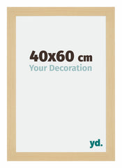 Mura MDF Photo Frame 40x60cm Maple Decor Front Size | Yourdecoration.com