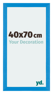 Mura MDF Photo Frame 40x70cm Bright Blue Front Size | Yourdecoration.com