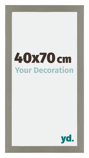 Mura MDF Photo Frame 40x70cm Gray Front Size | Yourdecoration.com