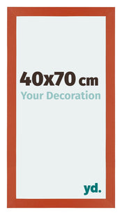 Mura MDF Photo Frame 40x70cm Orange Front Size | Yourdecoration.com
