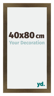 Mura MDF Photo Frame 40x80cm Bronze Design Front Size | Yourdecoration.com