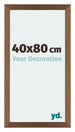 Mura MDF Photo Frame 40x80cm Copper Design Front Size | Yourdecoration.com