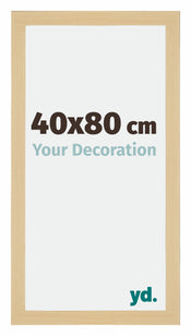 Mura MDF Photo Frame 40x80cm Maple Decor Front Size | Yourdecoration.com