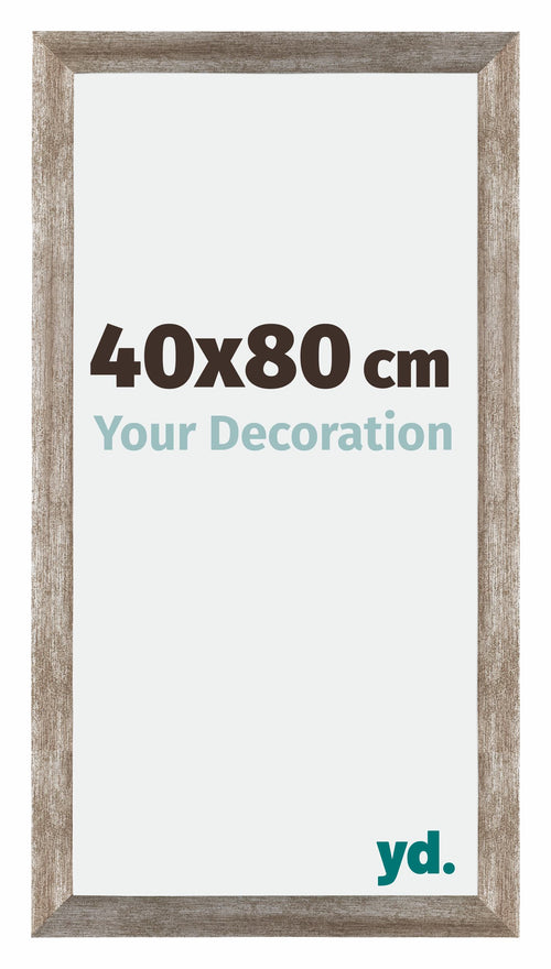 Mura MDF Photo Frame 40x80cm Metal Vintage Front Size | Yourdecoration.com