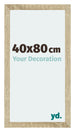 Mura MDF Photo Frame 40x80cm Sonoma Oak Front Size | Yourdecoration.com