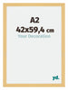 Mura MDF Photo Frame 42x59 4cm A2 Beech Design Front Size | Yourdecoration.com