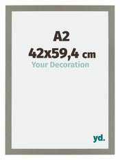 Mura MDF Photo Frame 42x59 4cm A2 Gray Front Size | Yourdecoration.com