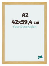 Mura MDF Photo Frame 42x59 4cm A2 Pine Design Front Size | Yourdecoration.com