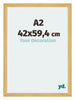 Mura MDF Photo Frame 42x59 4cm A2 Pine Design Front Size | Yourdecoration.com