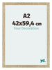 Mura MDF Photo Frame 42x59 4cm A2 Sonoma Oak Front Size | Yourdecoration.com