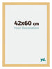 Mura MDF Photo Frame 42x60cm Beech Design Front Size | Yourdecoration.com