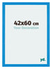 Mura MDF Photo Frame 42x60cm Bright Blue Front Size | Yourdecoration.com