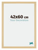 Mura MDF Photo Frame 42x60cm Maple Decor Front Size | Yourdecoration.com