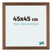 Mura MDF Photo Frame 45x45cm Copper Design Front Size | Yourdecoration.com