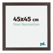 Mura MDF Photo Frame 45x45cm Oak Dark Front Size | Yourdecoration.com