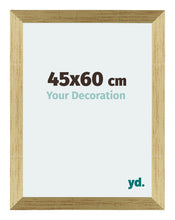 Mura MDF Photo Frame 45x60cm Gold Shiny Front Size | Yourdecoration.com