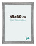 Mura MDF Photo Frame 45x60cm Gray Wiped Front Size | Yourdecoration.com