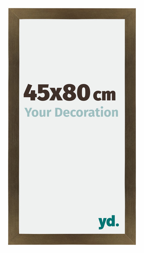 Mura MDF Photo Frame 45x80cm Bronze Design Front Size | Yourdecoration.com