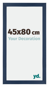 Mura MDF Photo Frame 45x80cm Dark Blue Swept Front Size | Yourdecoration.com