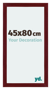 Mura MDF Photo Frame 45x80cm Winered Wiped Front Size | Yourdecoration.com