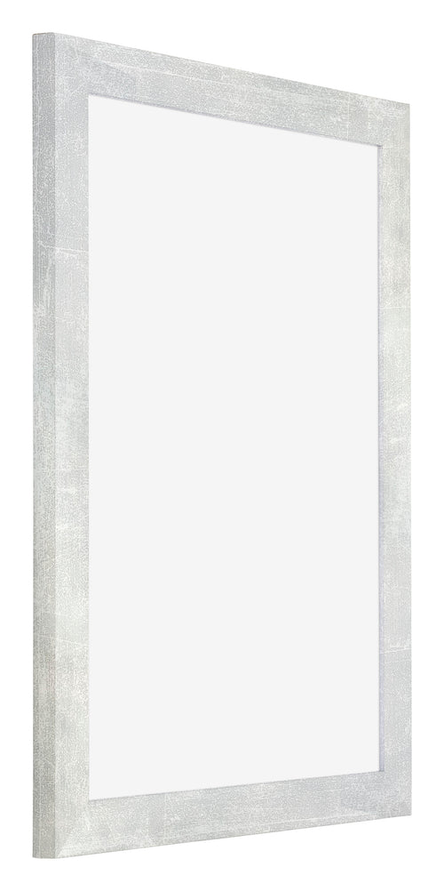 Mura MDF Photo Frame 46x61cm Argent Brillant Vintage Front Oblique | Yourdecoration.com