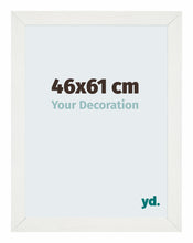 Mura MDF Photo Frame 46x61cm Blanc Patiné Front Size | Yourdecoration.com