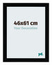 Mura MDF Photo Frame 46x61cm Noir Brillant Front Size | Yourdecoration.com