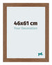 Mura MDF Photo Frame 46x61cm Oak Rustic Front Size | Yourdecoration.com