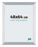 Mura MDF Photo Frame 48x64cm Aluminum Brushed Front Size | Yourdecoration.com